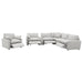 Collins 6 - piece Modular Power Reclining Sectional Grey - Walo Furniture