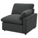 Collins Modular Power Loveseat Dark Grey - Walo Furniture