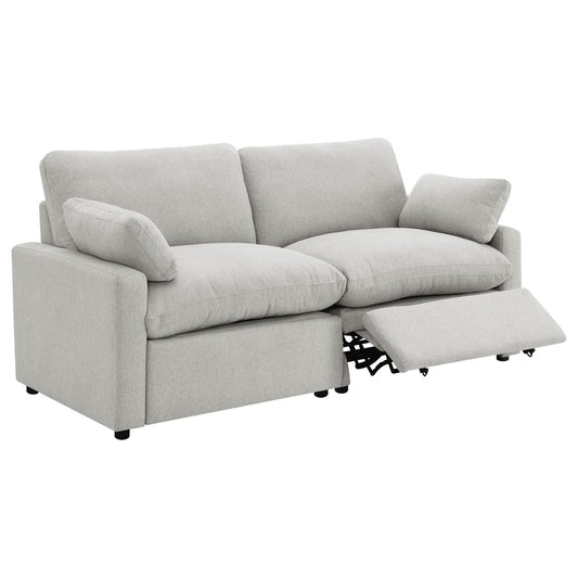 Collins Modular Power Loveseat Grey - Walo Furniture