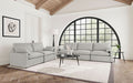 Collins Modular Power Loveseat Grey - Walo Furniture