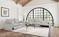 Collins Modular Power Loveseat Grey - Walo Furniture