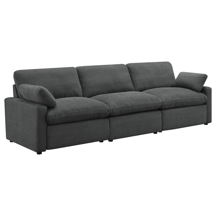 Collins Modular Power Sofa Dark Grey - Walo Furniture