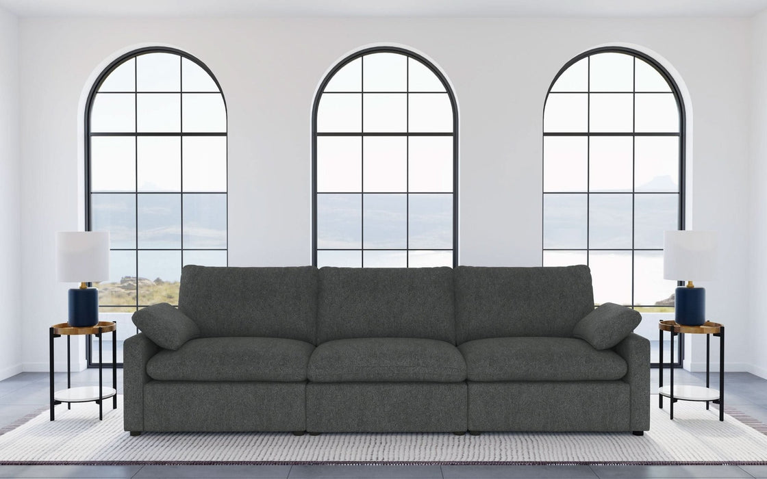 Collins Modular Power Sofa Dark Grey - Walo Furniture