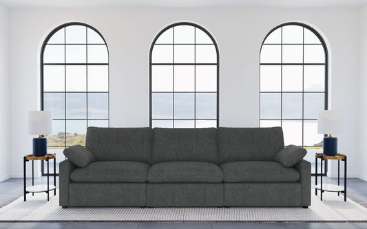 Collins Modular Power Sofa Dark Grey - Walo Furniture