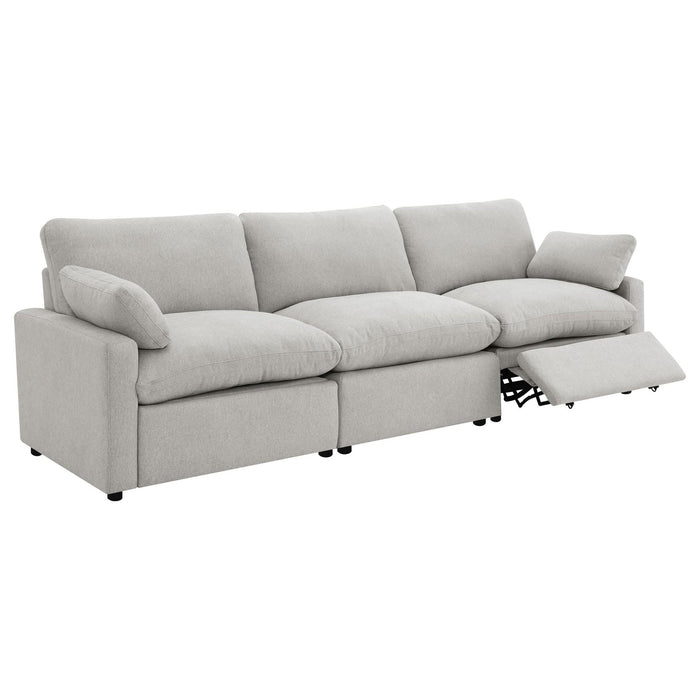 Collins Modular Power Sofa Grey - Walo Furniture