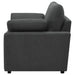 Collins Upholstered Power Recliner Chair Dark Grey - Walo Furniture