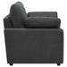 Collins Upholstered Power Recliner Chair Dark Grey - Walo Furniture