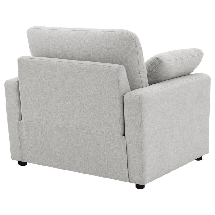 Collins Upholstered Power Recliner Chair Grey - Walo Furniture