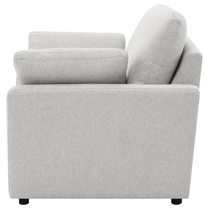 Collins Upholstered Power Recliner Chair Grey - Walo Furniture