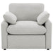 Collins Upholstered Power Recliner Chair Grey - Walo Furniture