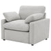 Collins Upholstered Power Recliner Chair Grey - Walo Furniture