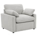 Collins Upholstered Power Recliner Chair Grey - Walo Furniture