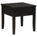 Concord 1 - drawer Square End Table Distressed Java - Walo Furniture