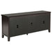 Concord 2 - door 60 - inch TV Stand Console Distressed Java - Walo Furniture