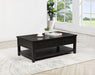 Concord 2 - drawer Rectangular Coffee Table Distressed Java - Walo Furniture