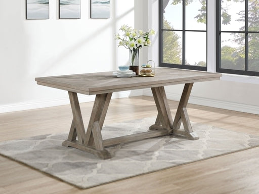 Cornelia Rectangular 82 - inch Dining Table Coastal Grey - Walo Furniture