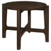 Cota 2 - piece Solid Wood Coffee and End Table Set Dark Brown - Walo Furniture