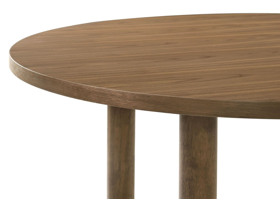 Crestmore 46 - inch Round Wood Dining Table Walnut - Walo Furniture