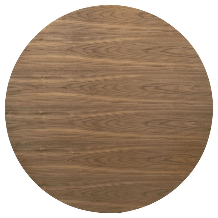 Crestmore 46 - inch Round Wood Dining Table Walnut - Walo Furniture