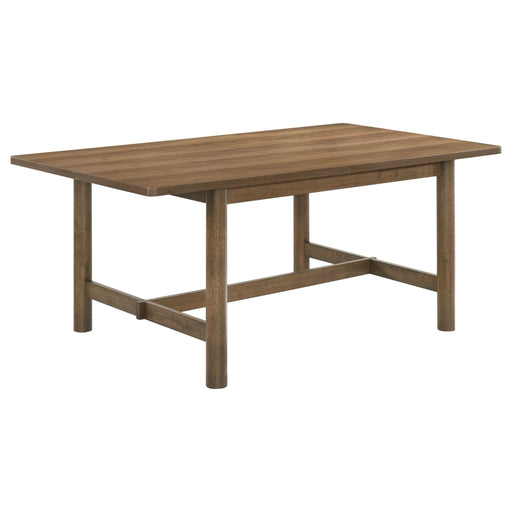 Crestmore 71 - inch Rectangular Wood Dining Table Walnut - Walo Furniture