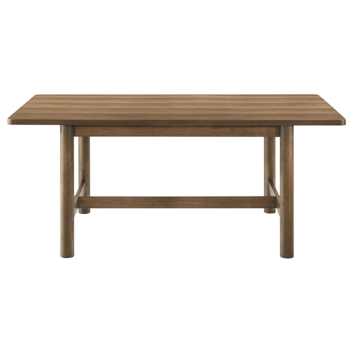 Crestmore 71 - inch Rectangular Wood Dining Table Walnut - Walo Furniture