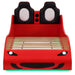 Cruiser Wood Twin LED Race Car Bed Red - Walo Furniture