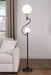 Dacki 69 - inch Dual Spherical Bulb Metal Floor Lamp Black - Walo Furniture