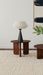 Dale Round Solid Mango Wood Side End Table Brown - Walo Furniture