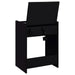 Danbury 3 - drawer Makeup Vanity & Stool Set Black High Gloss - Walo Furniture