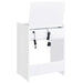 Danbury 3 - drawer Makeup Vanity & Stool Set White High Gloss - Walo Furniture