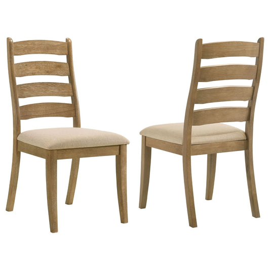 Danvers Wood Dining Side Chair Brown Oak (Set of 2) - Walo Furniture