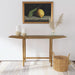 Darius Solid Wood Entryway Console Table Natural Mango - Walo Furniture