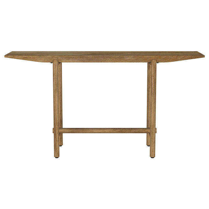 Darius Solid Wood Entryway Console Table Natural Mango - Walo Furniture