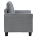 Davis 3 - piece Upholstered Rolled Arm Sofa Grey - Walo Furniture