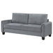 Davis Upholstered Rolled Arm Sofa Grey - Walo Furniture