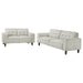 Deerhurst 2 - piece Upholstered Track Arm Sofa Set Greige - Walo Furniture