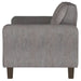 Deerhurst Upholstered Track Arm Tufted Loveseat Charcoal - Walo Furniture