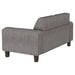 Deerhurst Upholstered Track Arm Tufted Loveseat Charcoal - Walo Furniture