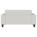 Deerhurst Upholstered Track Arm Tufted Loveseat Greige - Walo Furniture