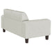 Deerhurst Upholstered Track Arm Tufted Loveseat Greige - Walo Furniture