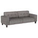 Deerhurst Upholstered Track Arm Tufted Sofa Charcoal - Walo Furniture