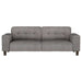 Deerhurst Upholstered Track Arm Tufted Sofa Charcoal - Walo Furniture