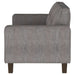 Deerhurst Upholstered Track Arm Tufted Sofa Charcoal - Walo Furniture