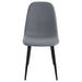 Dennison Upholstered Dining Side Chair Grey (Set of 4) - Walo Furniture