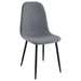 Dennison Upholstered Dining Side Chair Grey (Set of 4) - Walo Furniture