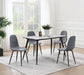 Dennison Upholstered Dining Side Chair Grey (Set of 4) - Walo Furniture