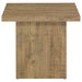 Devar Square Engineered Wood End Table Mango Brown - Walo Furniture