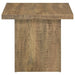 Devar Square Engineered Wood End Table Mango Brown - Walo Furniture