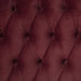 Devon 57 - inch Upholstered California King Panel Bed Wine Red - Walo Furniture