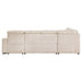 Devonshire Sleeper Sectional Sofa Storage Chaise Camel - Walo Furniture